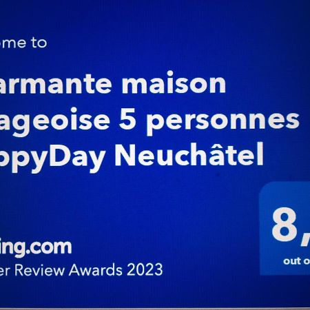 Charmante Maison Villageoise 5 Personnes Happyday Neuchatel Saint-Blaise Eksteriør billede